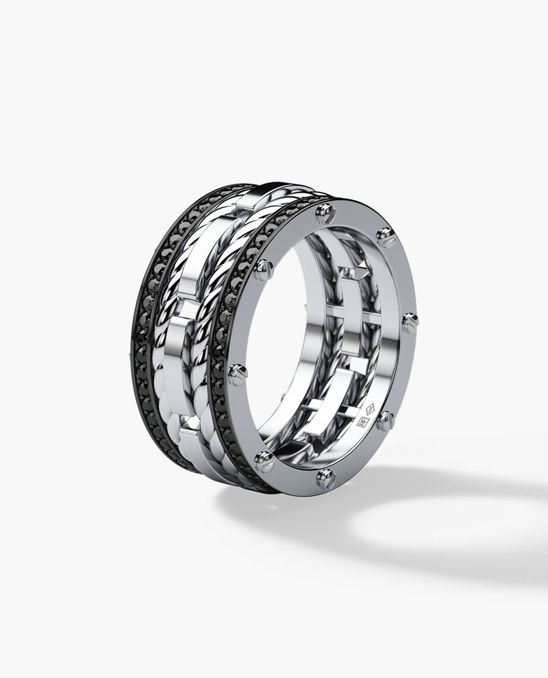 Black Diamond Rings for Men and Women | Rockford Collection